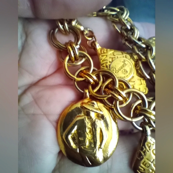 Chanel Gold Charm Bracelet - 100% Authentic - Picture 4 of 8
